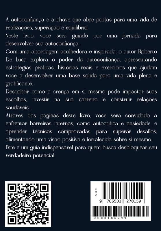 Autoconfiança: O Segredo do Sucesso autoconfianca o segredo do sucesso editora saude em ponto contracapa